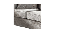 Velencia Modern Style Loveseat In Cream Cream Primary Living Space Modern Upholstered Wood