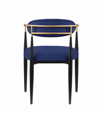 Modern Contemporary 5Pc Dining Set Black Sintered Stone Table And Blue Chairs Fabric Upholstered Stylish Furniture Black Blue Seats 4 Dining Room 60 Inches Contemporary,Modern,Ultra Modern Rectangular Dining Table With Chair Sintered Stone