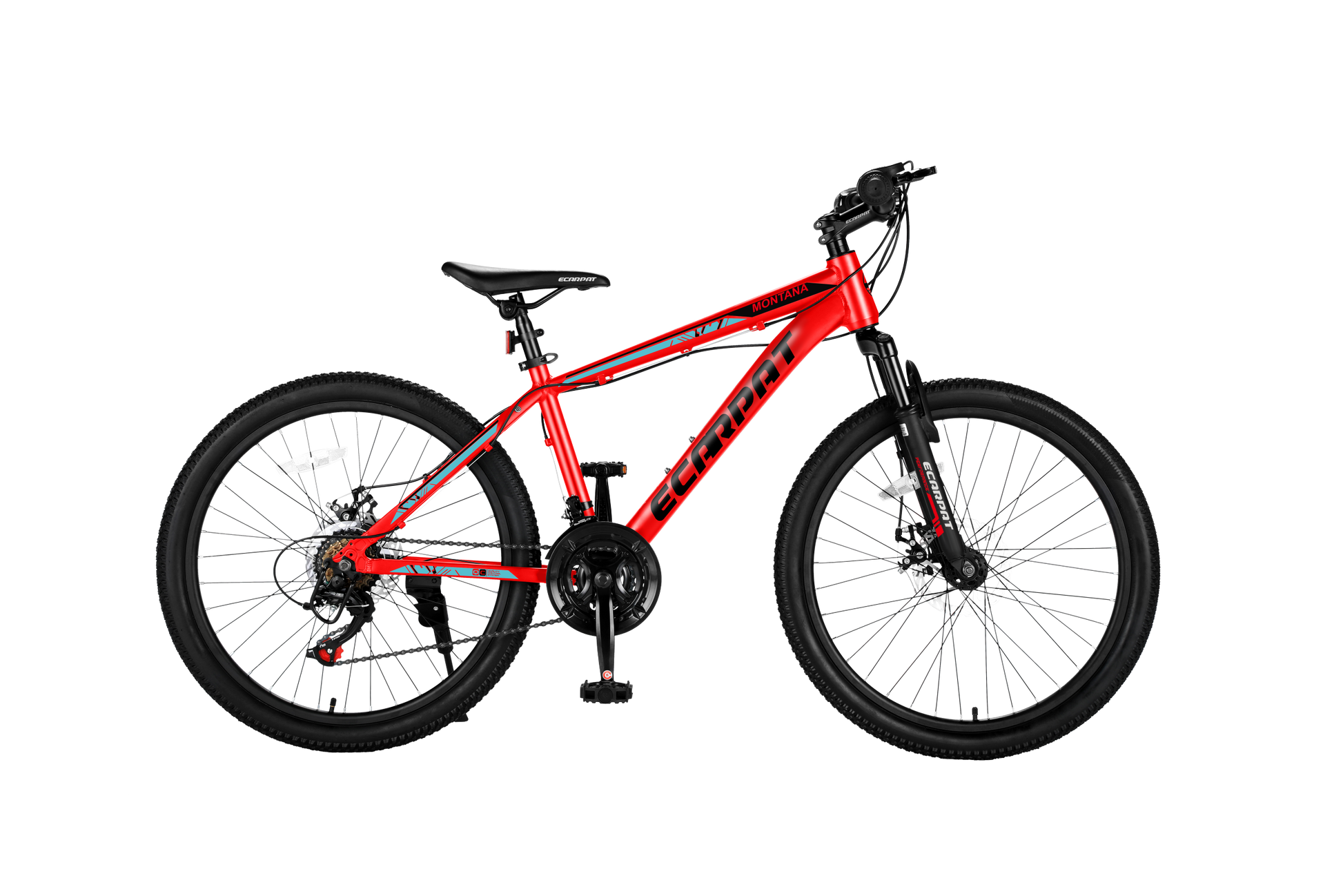 A24299 24 Inch Mountain Bike Bicycle For Adults Aluminium Frame Bike Shimano 21 Speed With Disc Brake Cycling Red Without Anti Slip Garden & Outdoor American Design Multifunctional Aluminium