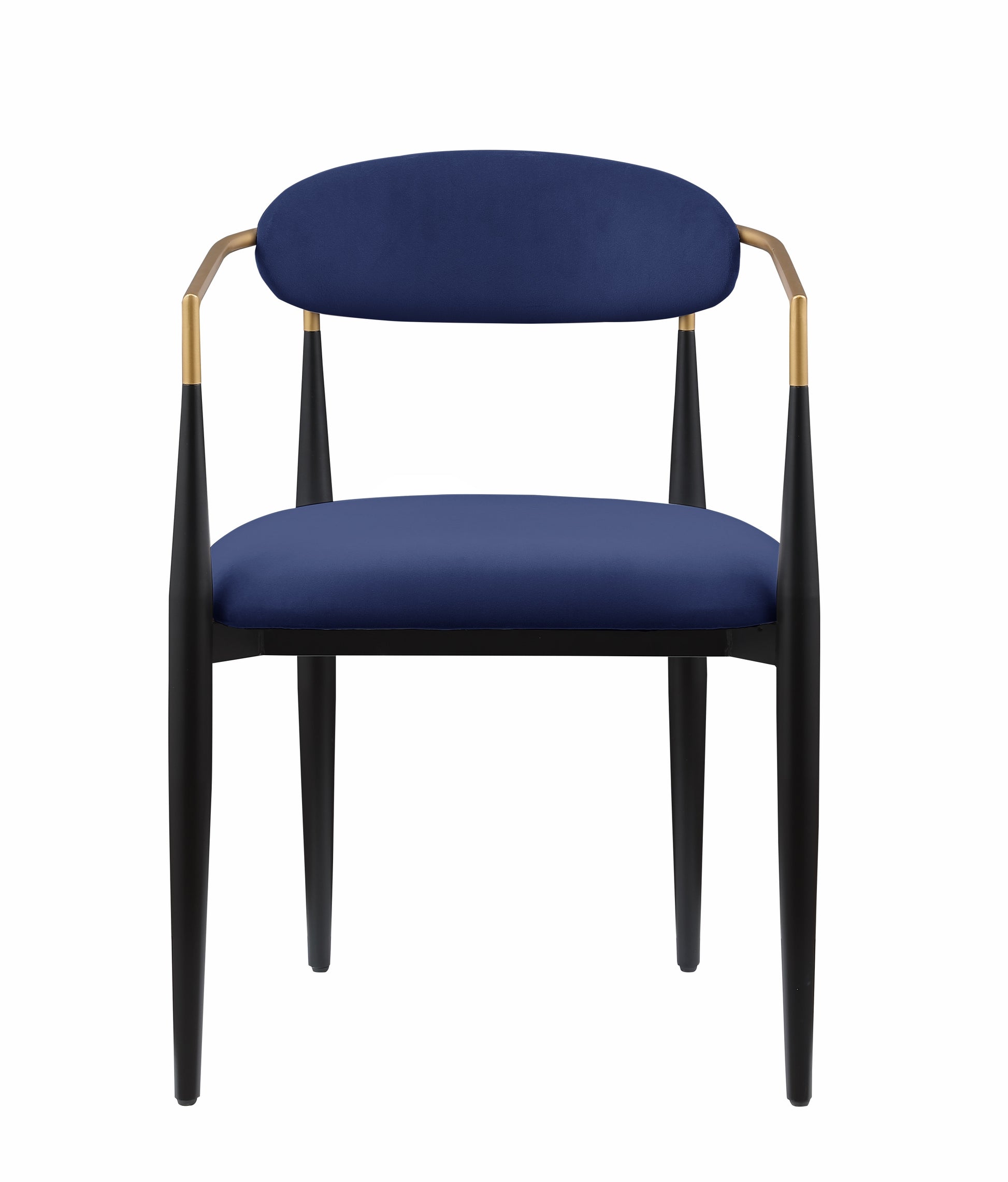 Modern Contemporary 5Pc Dining Set Black Sintered Stone Table And Blue Chairs Fabric Upholstered Stylish Furniture Black Blue Seats 4 Dining Room 60 Inches Contemporary,Modern,Ultra Modern Rectangular Dining Table With Chair Sintered Stone