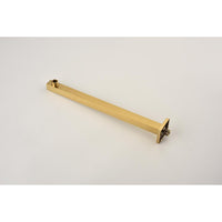 Shower System With Shower Head, Hand Shower, Slide Bar, Bodysprays, Shower Arm, Hose, Valve Trim, And Lever Handles Brushed Gold Wall Mounted Bathroom Brass