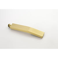 10" Rain Shower Head Systems Wall Mounted Shower One Brushed Gold Wall Mounted Bathroom Brass