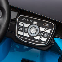 Lamborghini Huracan Sto 24V Kids Electric Ride On Drift Car: Speeds 1.86 5.59 Mph, Ages 3 8, Foam Front Wheels, 360 Spin, Led Lights, Dynamic Music, Early Learning, Usb Port, Drift Feature Blue Polypropylene