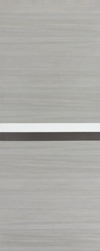 32" X 80" Melamine Integrated Door Slab, Modern Interior Door Leaf, Covered By 2Mm Thick Melamine Protective Layer, Environmental Friendly, Waterproof, Moisture Proof, Anti Deformation Gray Melamine