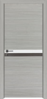 32" X 80" Melamine Integrated Door Slab, Modern Interior Door Leaf, Covered By 2Mm Thick Melamine Protective Layer, Environmental Friendly, Waterproof, Moisture Proof, Anti Deformation Gray Melamine