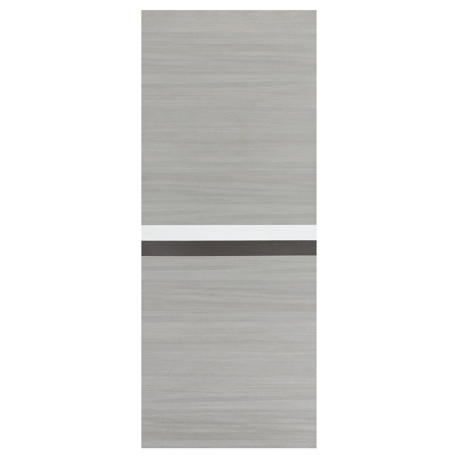 32 "X 84" Melamine Integrated Door Slab, No Assembly Required, Covered With 2Mm Thick Melamine Protective Layer, Environmental Friendly, Waterproof, Moisture Proof, Deformation Resistant Gray Melamine