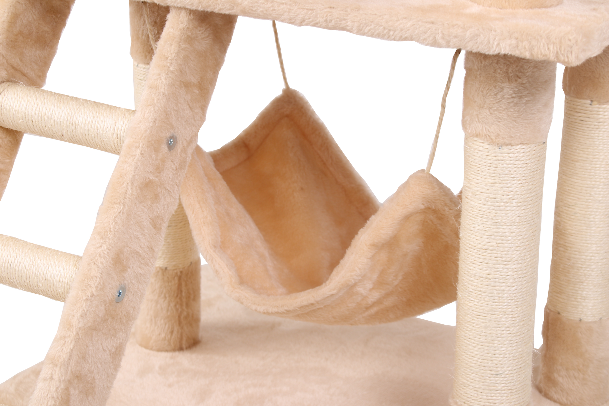 Cat Climbing Frame Cream White Altay Velvet