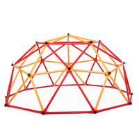 Kid'S Universal Exercise Dome Climber Outdoor Monkey Climbing Bars Play Center For Fun Red Metal