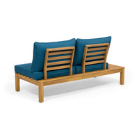 Arlington 2 Seater Sofa Left Side, Teal Teal Fabric