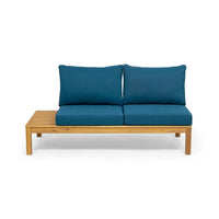 Arlington 2 Seater Sofa Left Side, Teal Teal Fabric