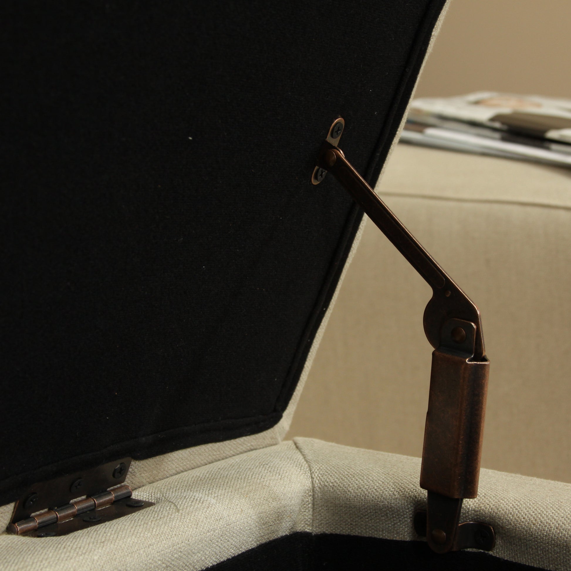Penrose Rect Storage Natural Fabric