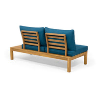 Arlington 2 Seater Sofa Right Side, Teal Teal Fabric