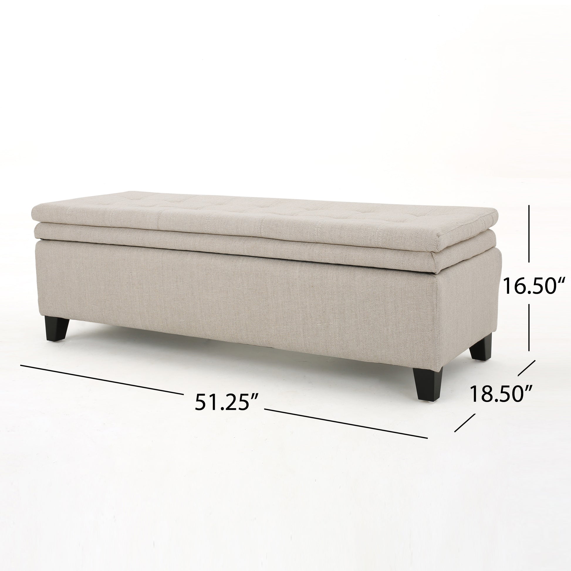 Penrose Rect Storage Natural Fabric