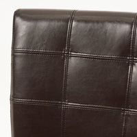Badin Kd Dining Chair Chocolate Pu Leather
