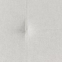 Carlsbad Storage Ottoman Light Grey Fabric
