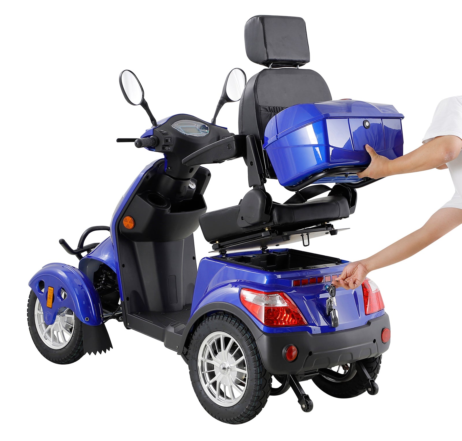 Electric Mobility Scooter With Big Size ,High Power Blue Abs Pc