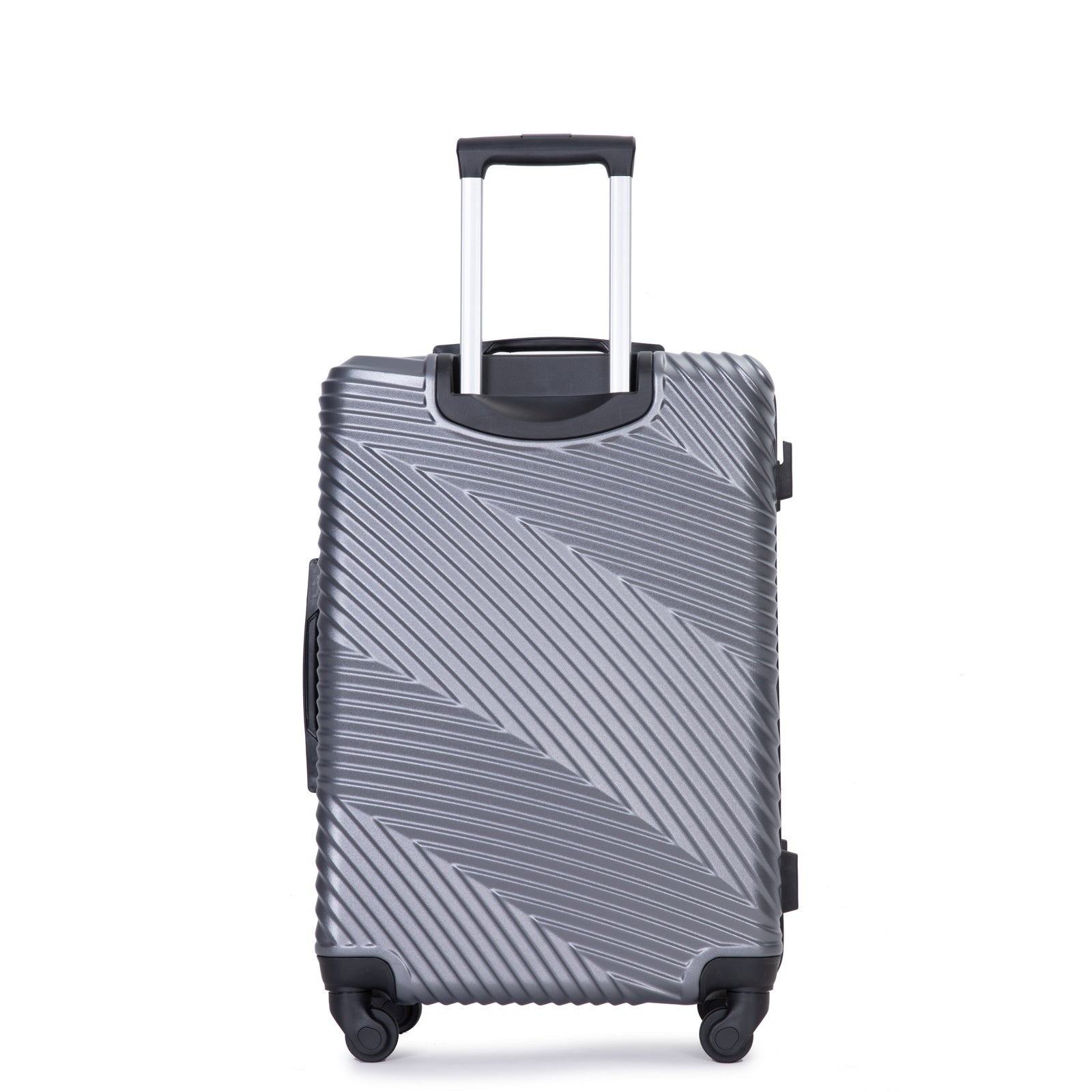 3 Piece Luggage Sets Pc Abs Lightweight Suitcase With Two Hooks, Spinner Wheels, 20 24 28 Gray Gray Abs Pc