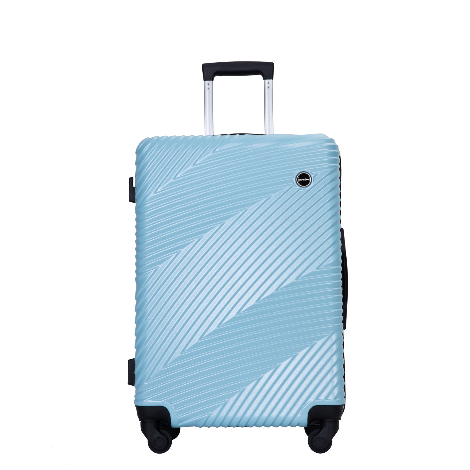 3 Piece Luggage Sets Pc Abs Lightweight Suitcase With Two Hooks, Spinner Wheels, 20 24 28 Aqua Blue Aqua Blue Abs Pc