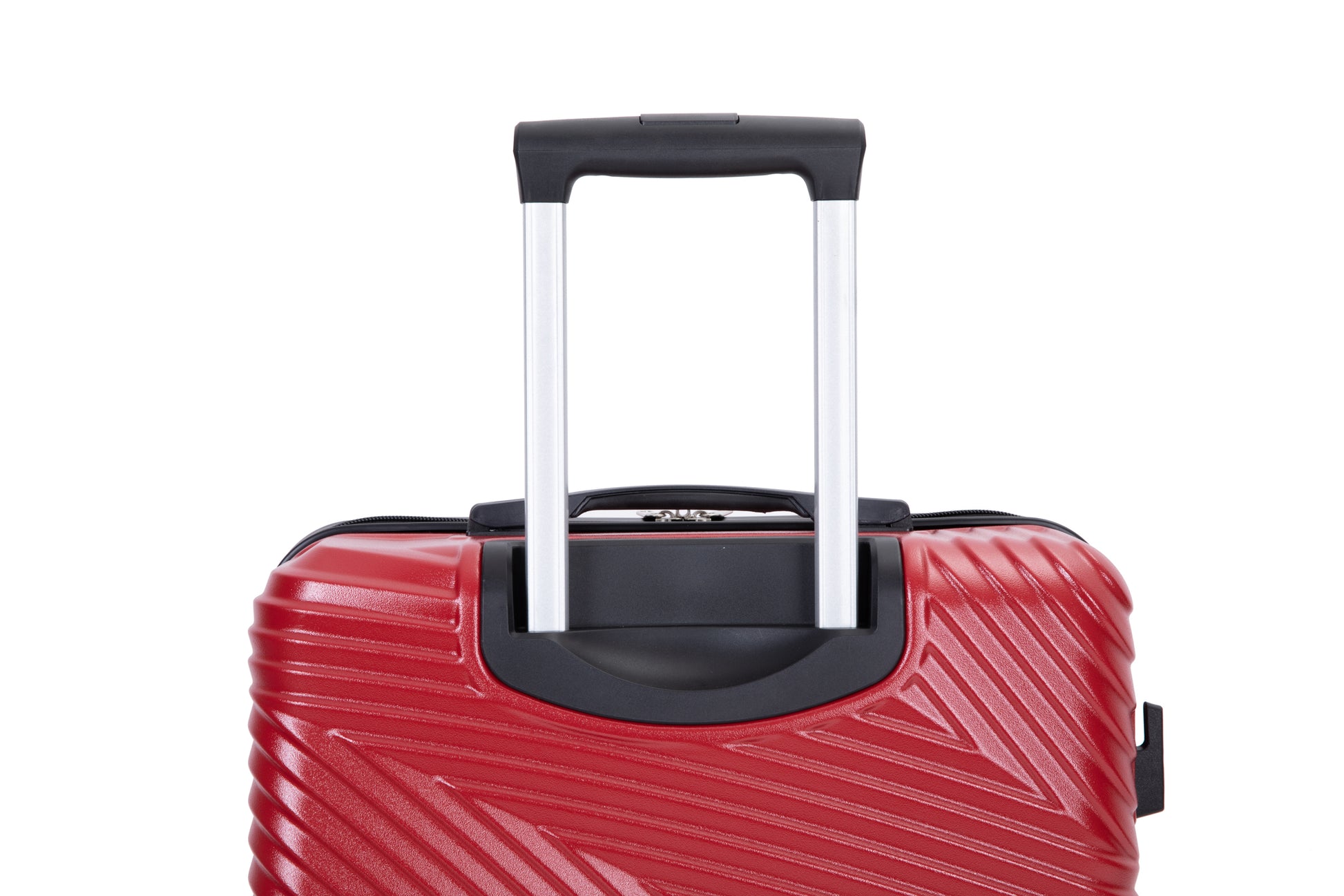 3 Piece Luggage Sets Pc Abs Lightweight Suitcase With Two Hooks, Spinner Wheels, 20 24 28 Red Red Abs Pc