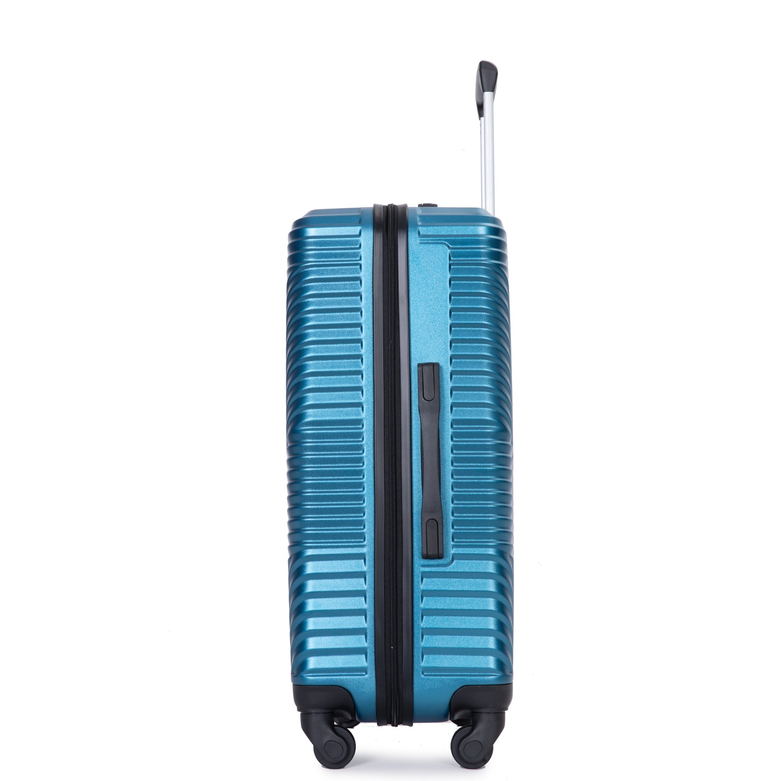 3 Piece Luggage Sets Pc Abs Lightweight Suitcase With Two Hooks, Spinner Wheels, 20 24 28 Dark Blue Dark Blue Abs Pc