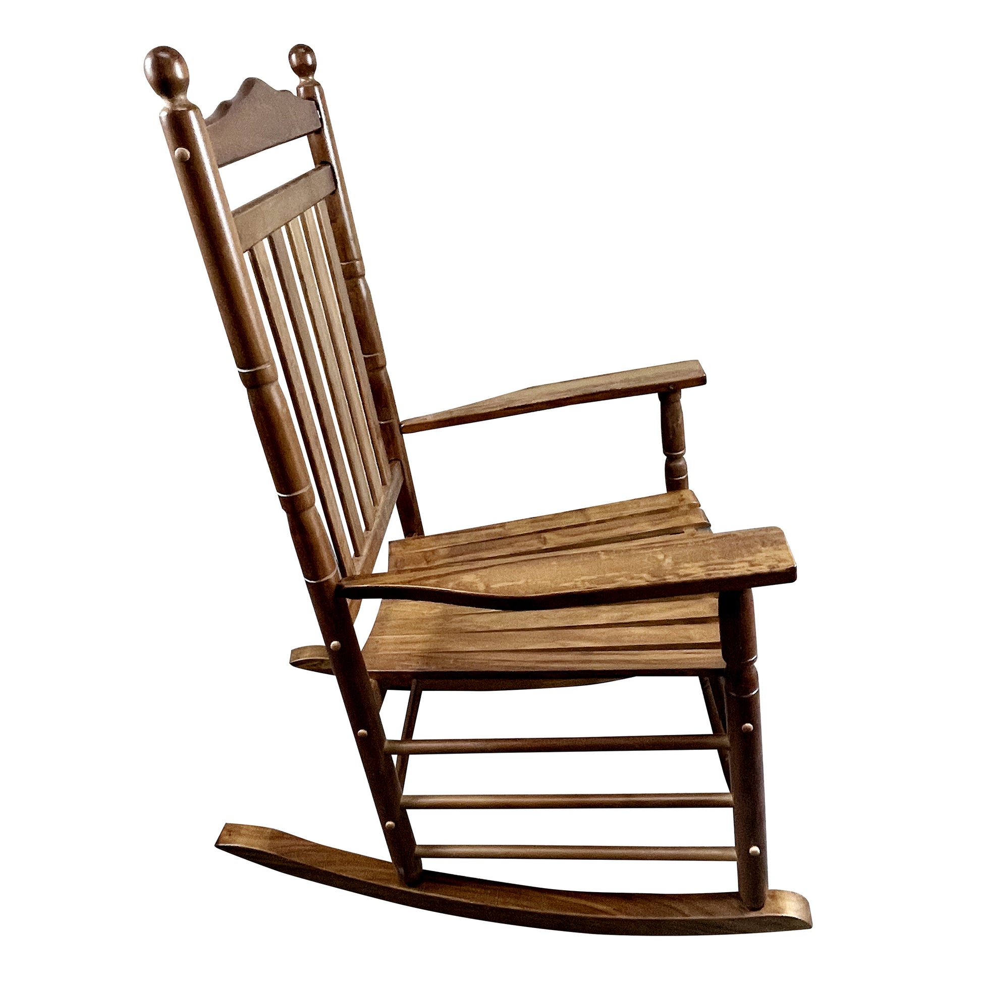 Balcony Porch Adult Rocking Chair Oak Oak Solid Wood