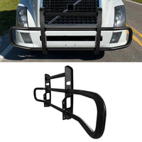 Black Lron Integrated Deer Guard For Volvo Vn Vnl 2004 2017 With Brackets Black Iron