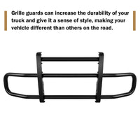 Black Lron Integrated Deer Guard For Kenworth T680 2022 With Brackets Black Iron