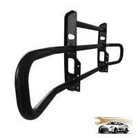 Black Lron Integrated Deer Guard For Kenworth T680 2022 With Brackets Black Iron