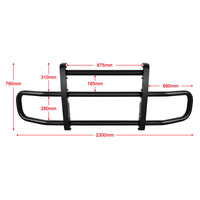 Black Lron Integrated Deer Guard Bumper Ir60H750 Ir06 Black Iron