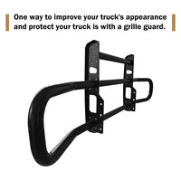 Black Lron Integrated Deer Guard For Volvo Vn Vnl 2004 2017 With Brackets Black Iron