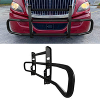 Black Lron Integrated Deer Guard For International Prostar 2008 2016 With Brackets Black Iron