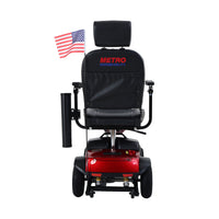 Max Plus Red 4 Wheels Outdoor Compact Mobility Scooter With 2Pcs*20Ah Lead Acid Battery, 16 Miles, Cup Holders & Usb Charger Port Red Metal