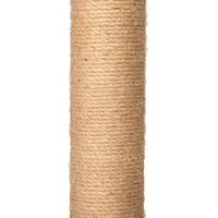 Wall Mounted Cat Scratching Pad For Small To Large Cat, Indoor Wood Cat Tree With Hammock, Cat Scratcher Perch Burly Wood Pine