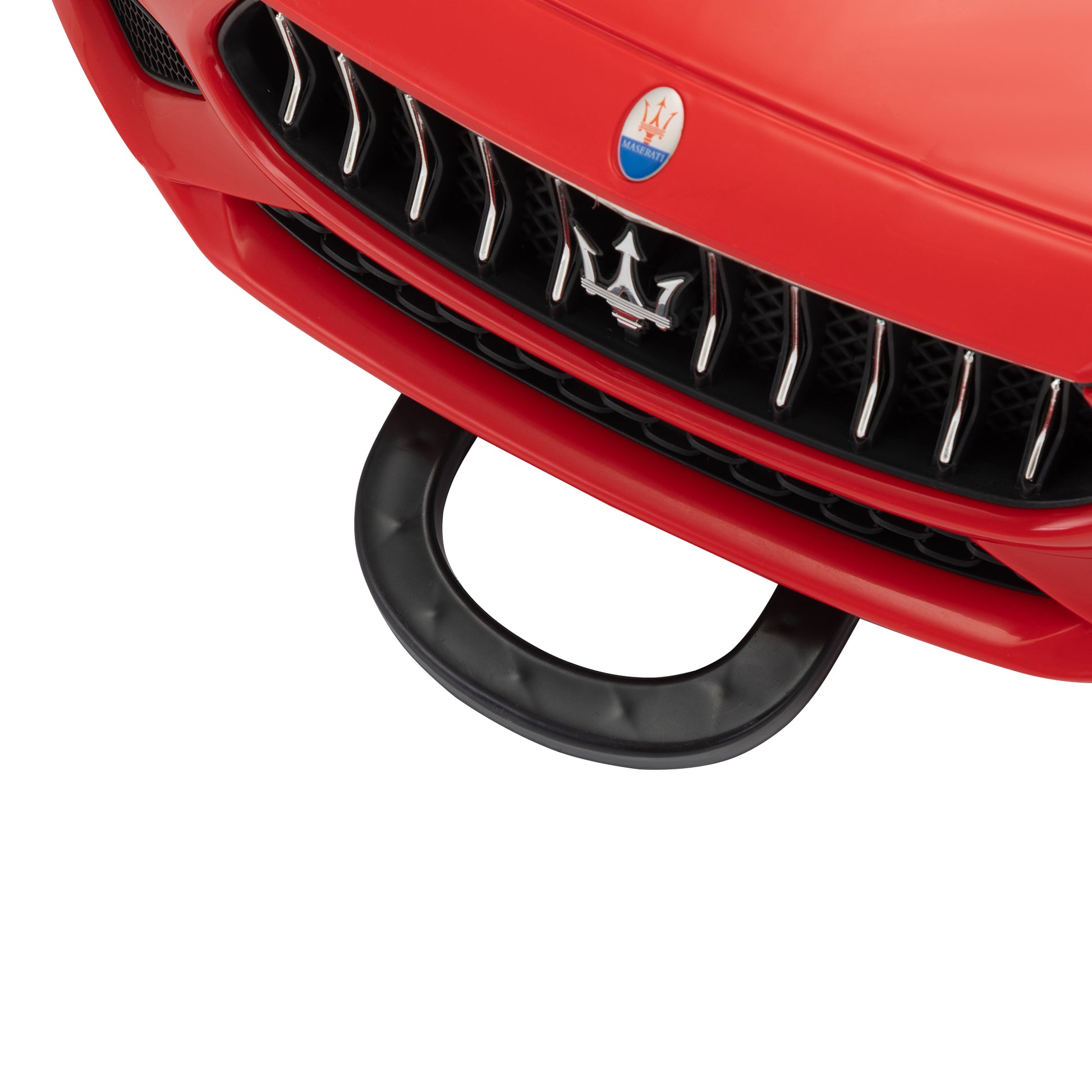 Maserati Ghibli Licensed 12V Kids Ride On Car With Remote Control, Music And Lights, Red Red Polypropylene