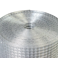 Hardware Cloth 1 4 Inch 48In X 100Ft 23 Gauge, Hot Dip Galvanized After Welding Chicken Wire Fence Roll Garden Plant Welded Metal Wire Fencing Roll, Rabbit Cages Snake Fence Silver Metal