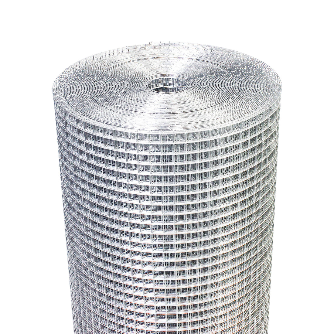 Hardware Cloth 1 2 Inch 48In X 100Ft 19 Gauge, Hot Dip Galvanized After Welding Chicken Wire Fence Roll Garden Plant Welded Metal Wire Fencing Roll, Rabbit Cages Snake Fence Silver Metal