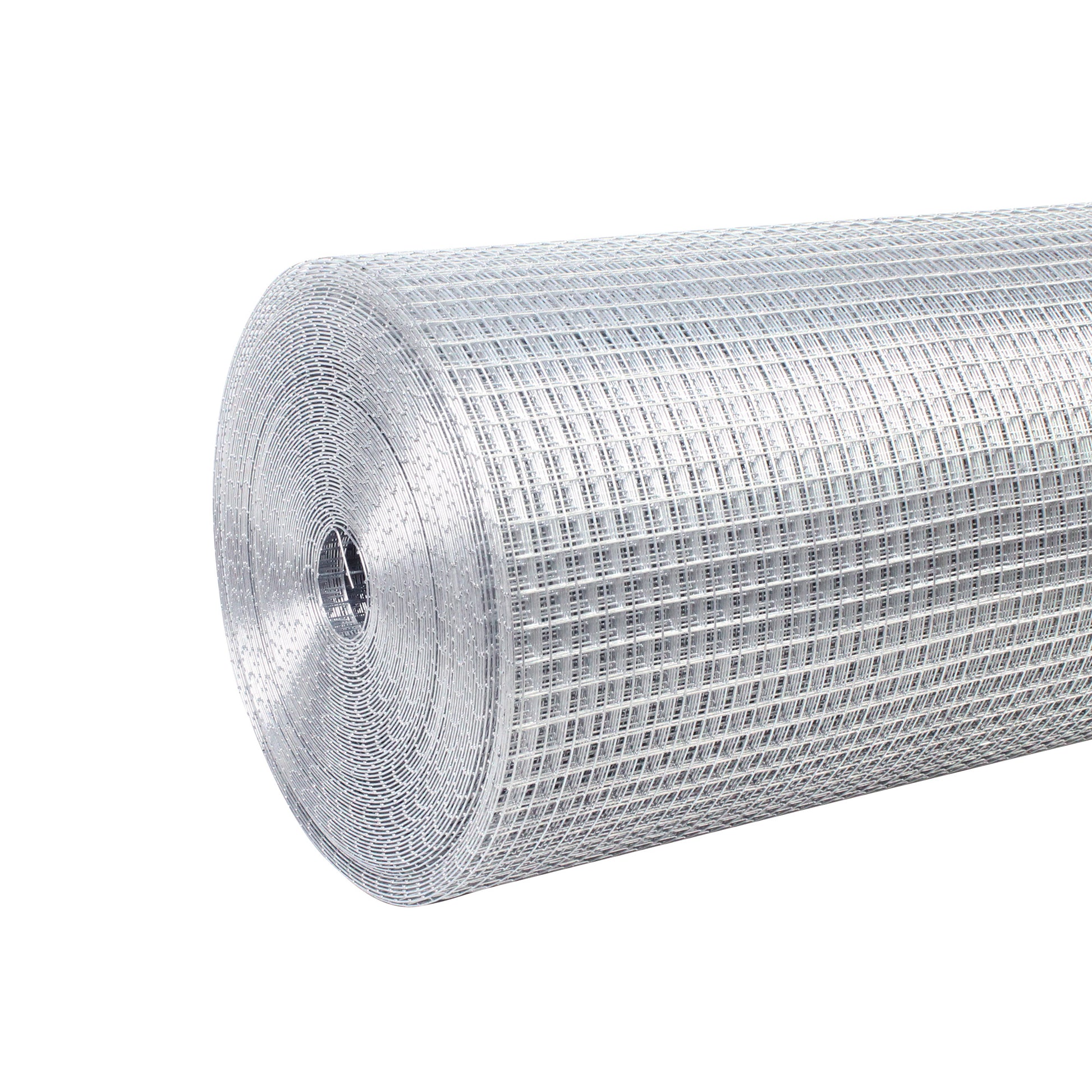 Hardware Cloth 1 2 Inch 60In X 100Ft 19 Gauge, Hot Dip Galvanized After Welding Chicken Wire Fence Roll Garden Plant Welded Metal Wire Fencing Roll, Rabbit Cages Snake Fence Silver Metal