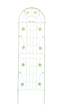 2 Pack Metal Garden Trellis 71" X 19.7" Rustproof Trellis For Climbing Plants Outdoor Flower Support Cream White Cream White Garden & Outdoor Iron