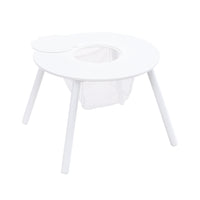 Children'S Panel Table With 4 Chairs White Mdf