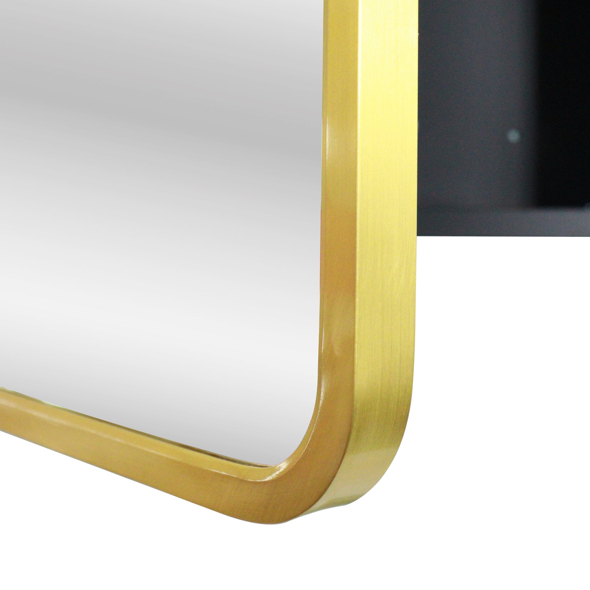 24X30 Inch Gold Metal Framed Wall Mount Or Recessed Bathroom Medicine Cabinet With Mirror Gold Matte Black 1 2 24 To 35 In 24 To 31 In Removable Shelf Bathroom Classic Less Than 5 Inches Aluminium Powder Coated