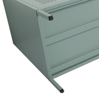 30 Inch Freestanding Bathroom Vanity With Ceramic Sink Mint Green 2 Bathroom Freestanding Modern Steel