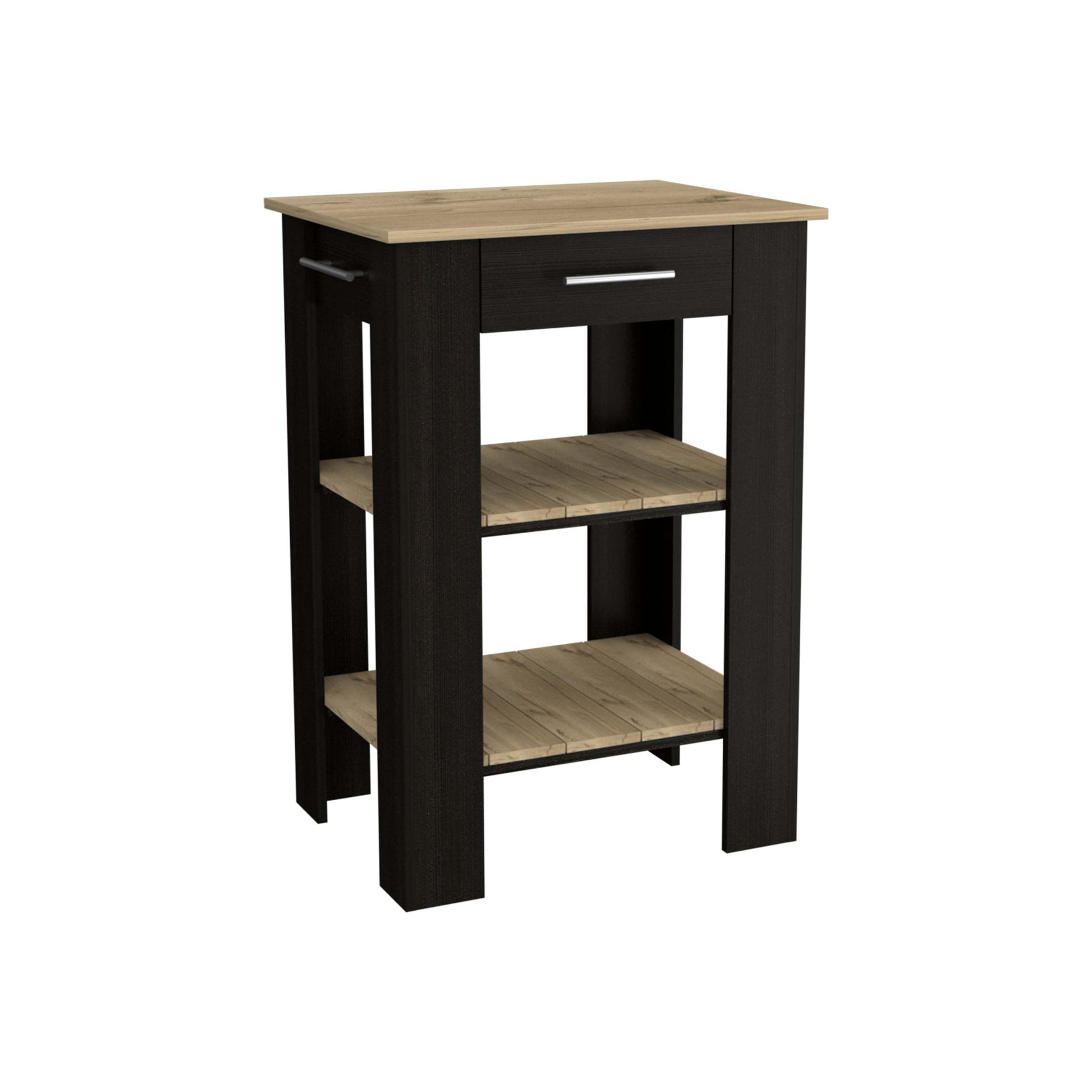 Brooklyn 23 Kitchen Island With Towel Rack And