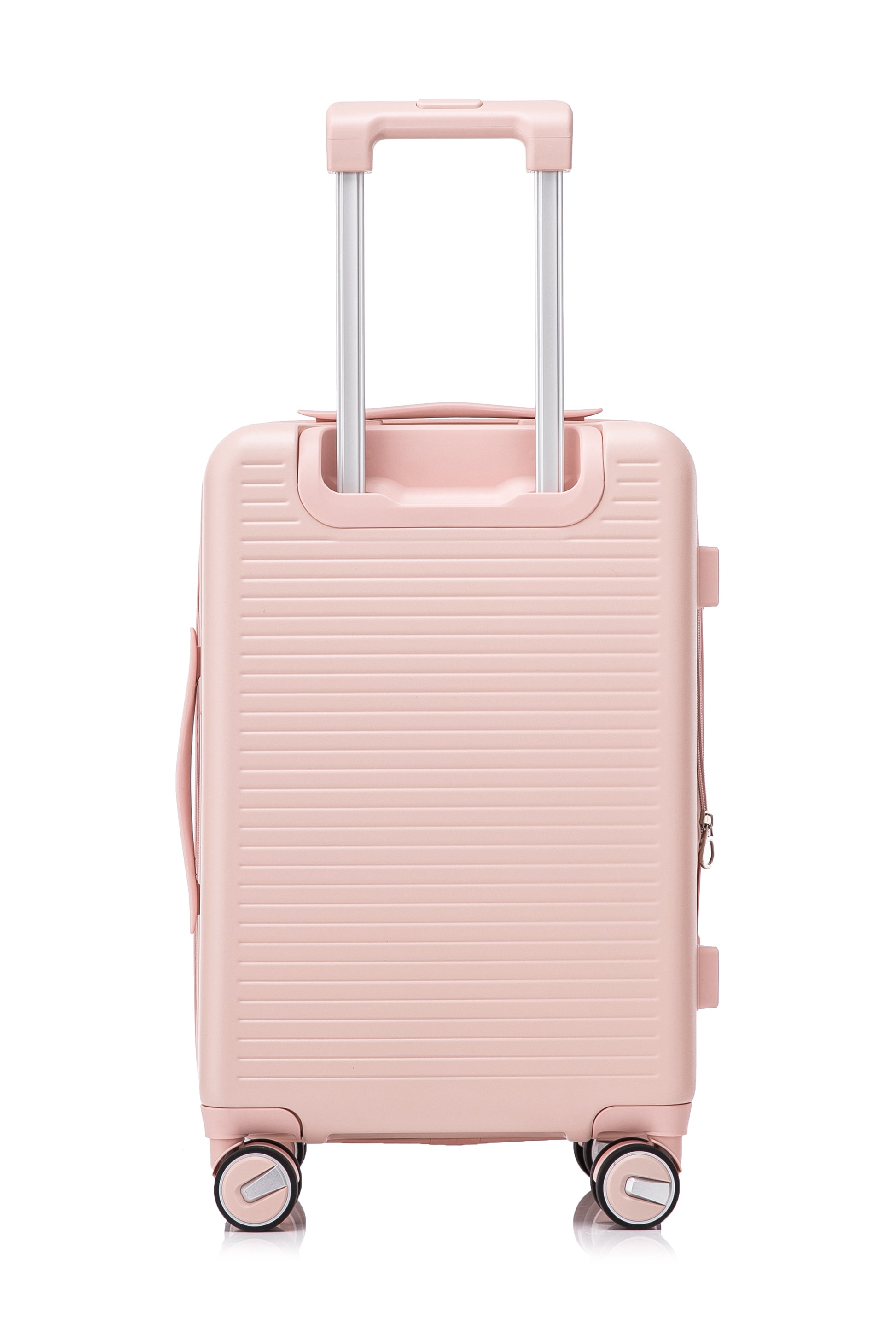 Luggage Sets 3 Piece 20 24 28 , Expandable Carry On Luggage With Tsa Lock Airline Approved, 100% Pc Hard Shell And Lightweight Suitcase With Front Pocket And Spinner Wheels Pink Pc