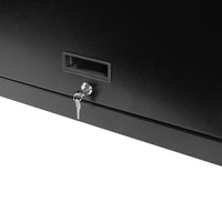 8 Drawer Rolling Tool Chest With Wheels, Large Tool Cabinet With Drawers, Mobile Steel Tool Storage Organizer With Lock&Liner For Warehouse, Workshop, Black Black Steel