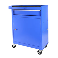 5 Drawer Rolling Tool Chest, High Capacity Tool Storage Cabinet W Lockable Wheels, Adjustable Shelf & Anti Slip Liner, Detachable Tool Box Organizer, Rolling Tool Cabinet Blue Steel