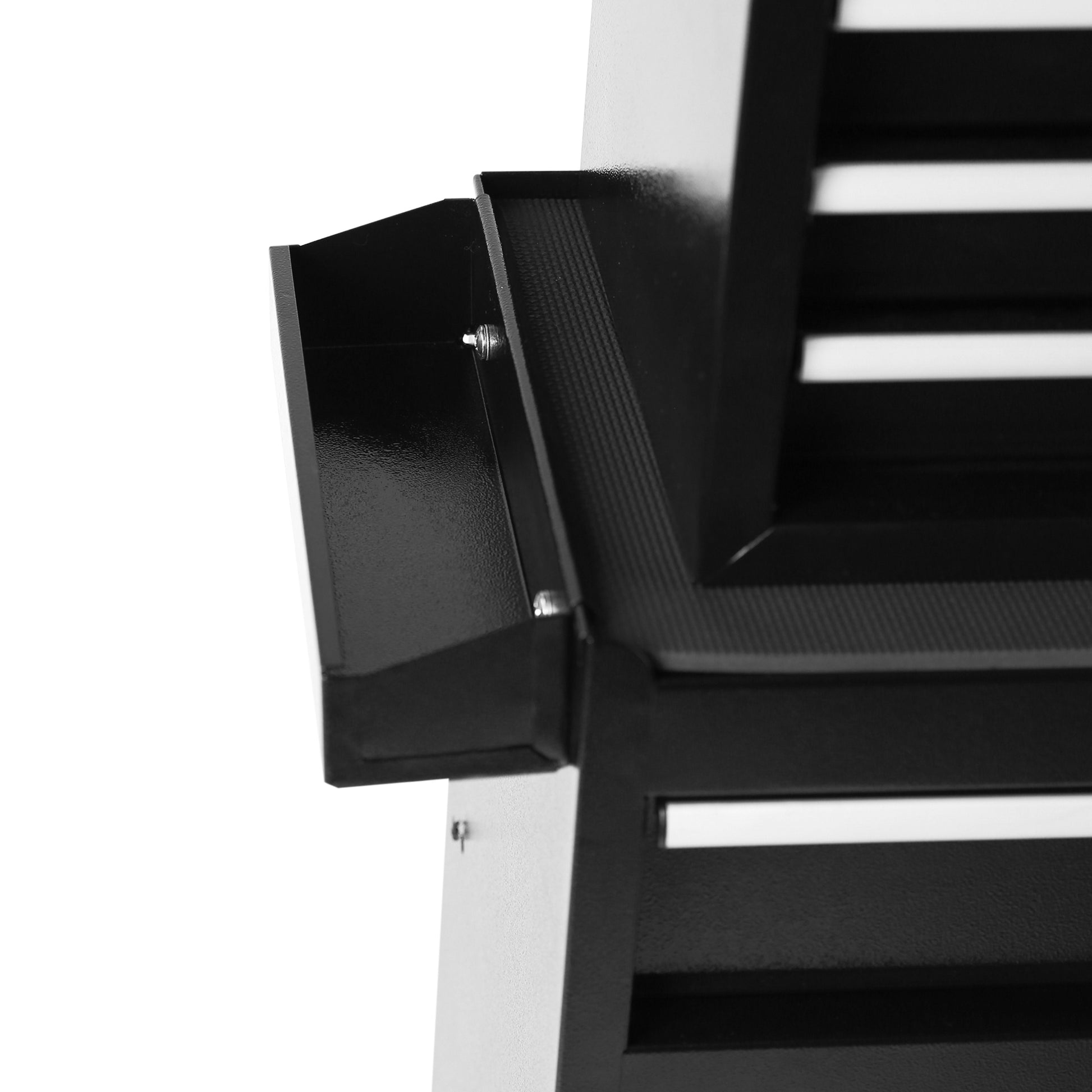 Rolling Garage Workshop Organizer Detachable 5 Drawer Tool Chest With Large Storage Cabinet And Adjustable Shelf, Black Black Steel