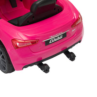 Maserati Ghibli Licensed 12V Kids Ride On Car With Remote Control, Music And Lights, Pink Pink Polypropylene