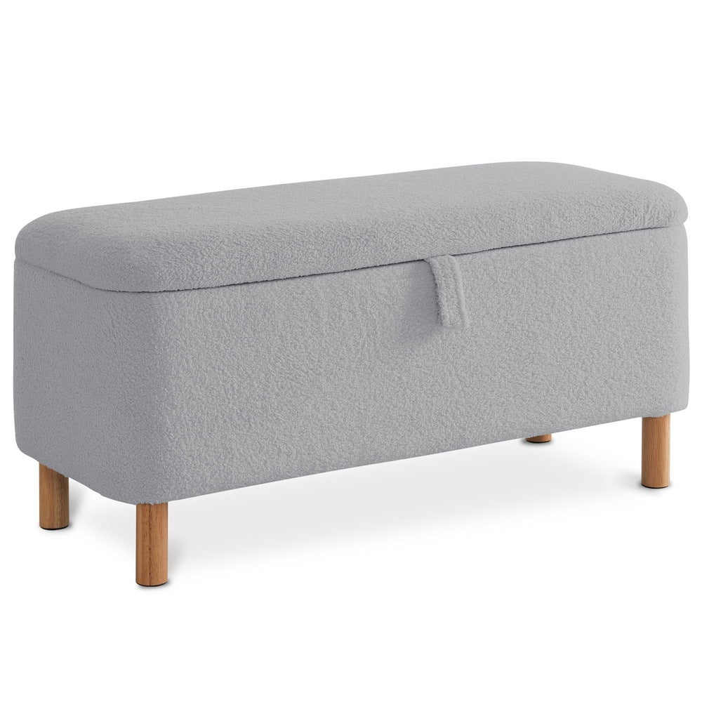 Basics Upholstered Storage Ottoman And Entryway