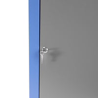 Rolling Garage Workshop Tool Organizer: Detachable 3 Drawer Tool Chest With Large Storage Cabinet And Adjustable Shelf Blue Steel