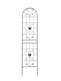 2 Pack Metal Garden Trellis 86.7" X 19.7" Rustproof Trellis For Climbing Plants Outdoor Flower Support Cream White Cream White Garden & Outdoor Iron